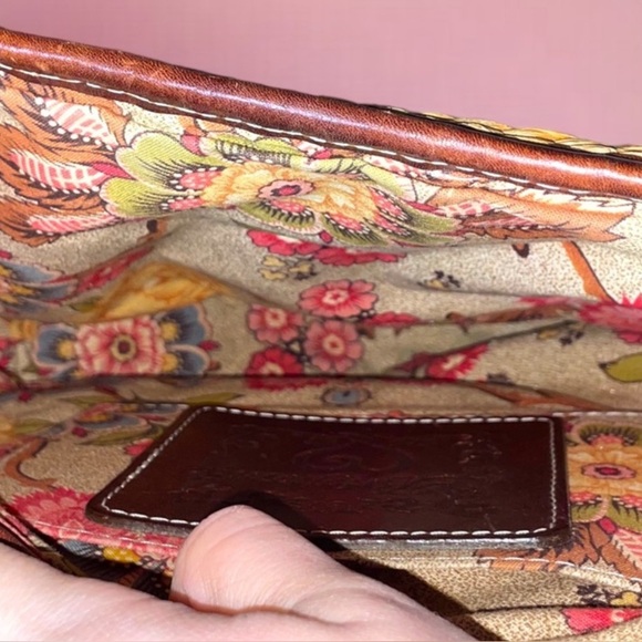 Brighton Sadie Straw Raffia Leather Shoulder Bag - Picture 6 of 7